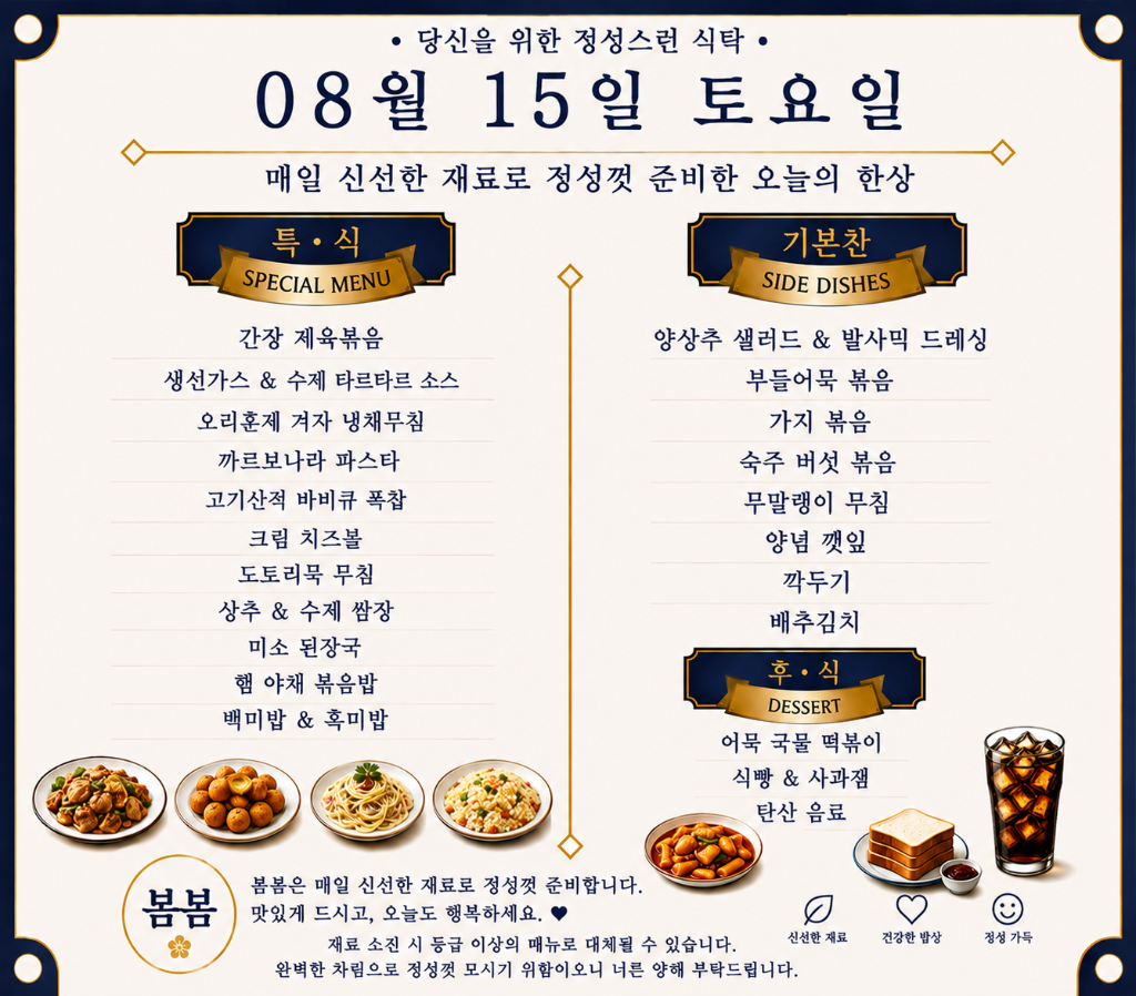 메뉴 사진